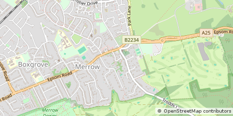Map of Guildford