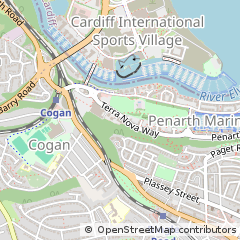 Map of Cardiff