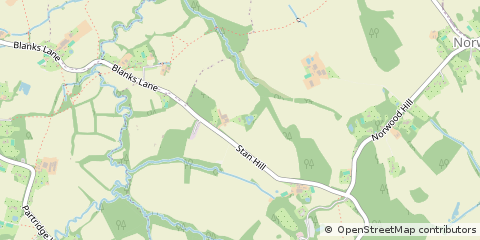 Map of Horley, Surrey