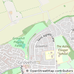 Map of Hemel Hempstead, Hertfordshire