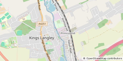 Map of Kings Langley