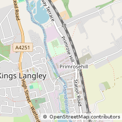 Map of Kings Langley