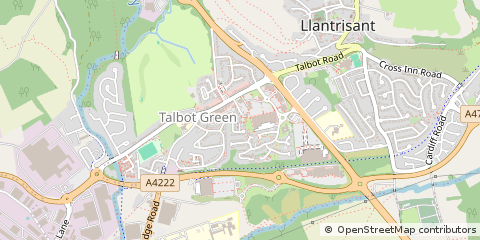 Map of Pontyclun