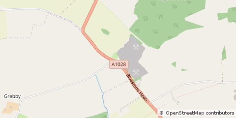 Map of Spilsby, Lincolnshire