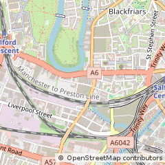 Map of Salford