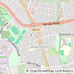 Map of Derby, Derbyshire