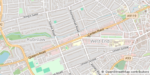 Map of Aberdeen