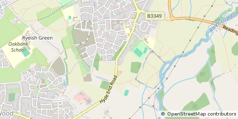 Map of Reading, Berks