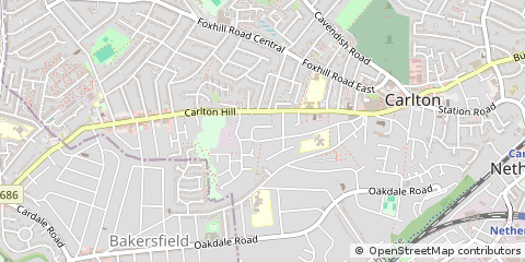 Map of Nottingham
