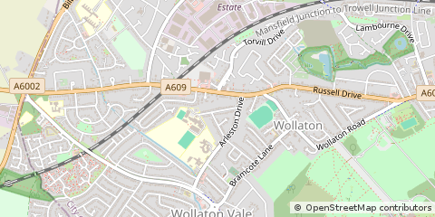 Map of Nottingham