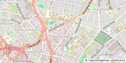 Map of Leeds