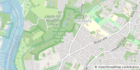 Map of Southampton, Hampshire