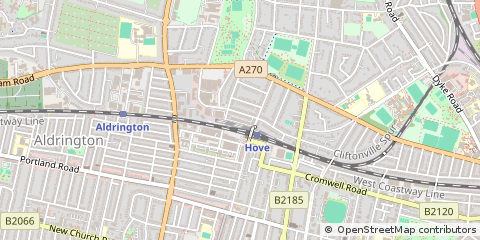 Map of Hove