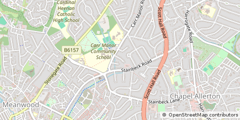 Map of Leeds