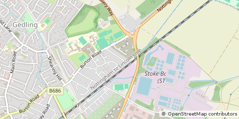 Map of Nottingham