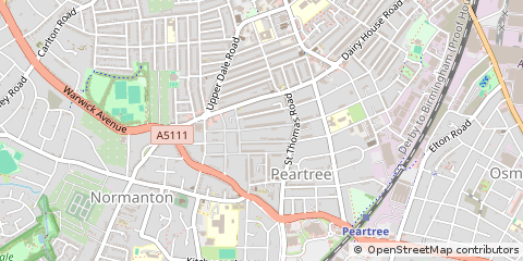 Map of Derby