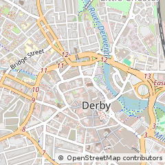Map of Derby, Derbyshire