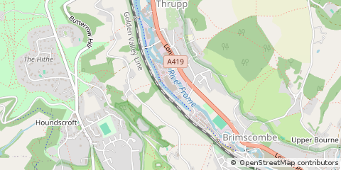 Map of Stroud