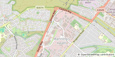 Map of Poole