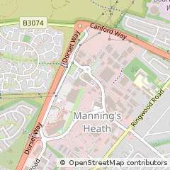 Map of Poole