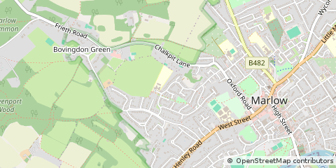 Map of Marlow