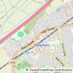 Map of Frodsham, Cheshire
