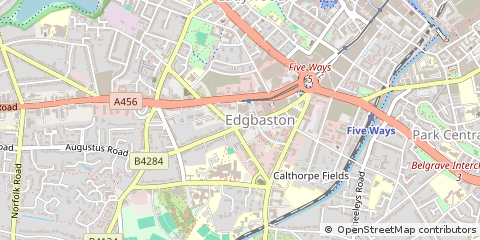Map of Birmingham