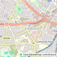 Map of Birmingham