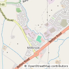 Map of Millbrook, Larne