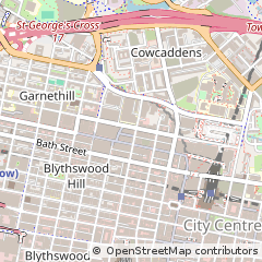 Map of Glasgow