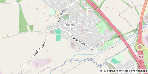 Map of Leicester, Leicestershire