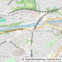 Map of Huddersfield