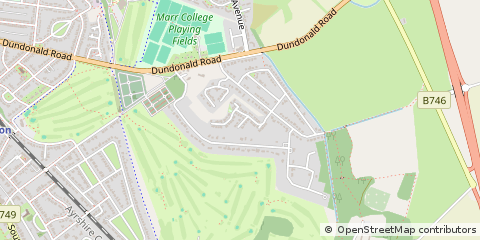 Map of Troon, Ayrshire
