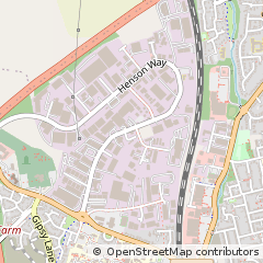 Map of Kettering, Northamptonshire.