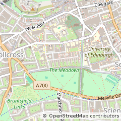 Map of Edinburgh, Lothian