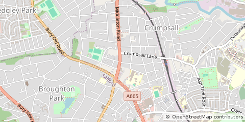 Map of Manchester, Greater Manchester