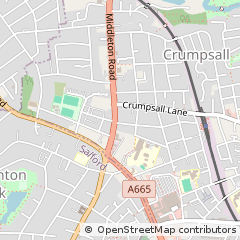 Map of Manchester, Greater Manchester
