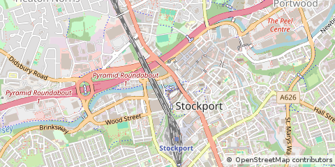 Map of Stockport