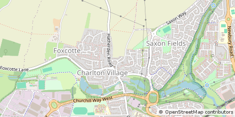 Map of Andover, Hampshire