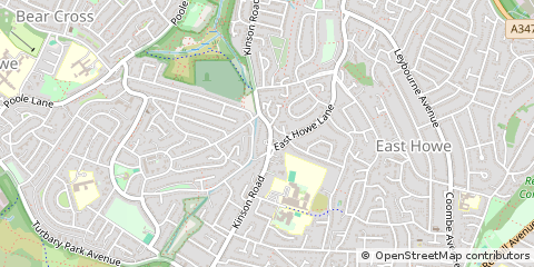 Map of Bournemouth