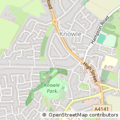 Map of Solihull