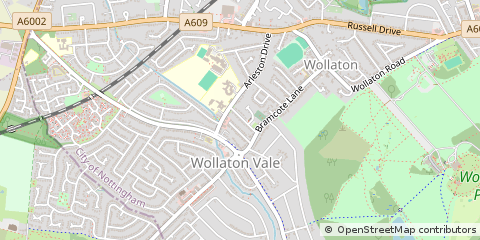 Map of Nottingham