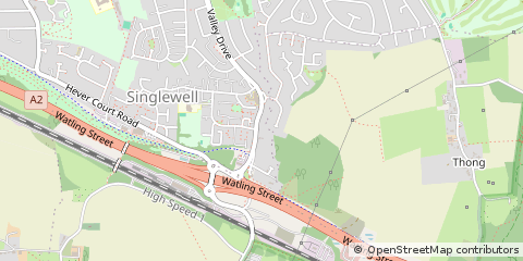 Map of Gravesend