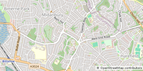 Map of Southampton