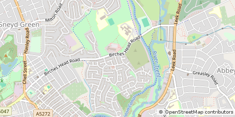 Map of Stoke-on-Trent