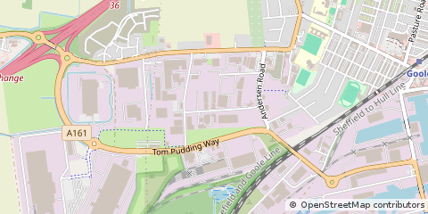 Map of Goole, East Yorkshire