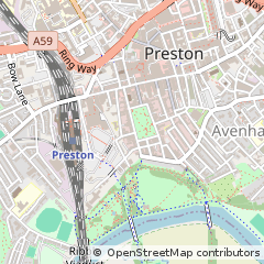 Map of Blackburn, Lancashire