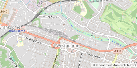 Map of Bournemouth