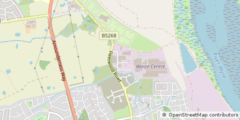 Map of Fleetwood, Lancashire