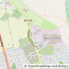 Map of Fleetwood, Lancashire